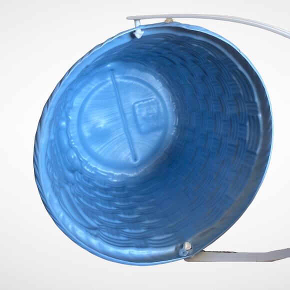 Grand Venture 1997 90s Bunny Rabbit Easter Egg Plastic Blow Mold Bucket - Picture 5 of 8